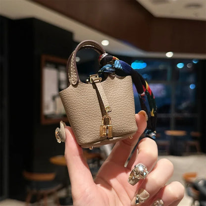 New Mini House Small Bag – Handheld Portable Bluetooth Earphone Bag, Zero Wallet, and Multifunctional Hand Rope Pouch