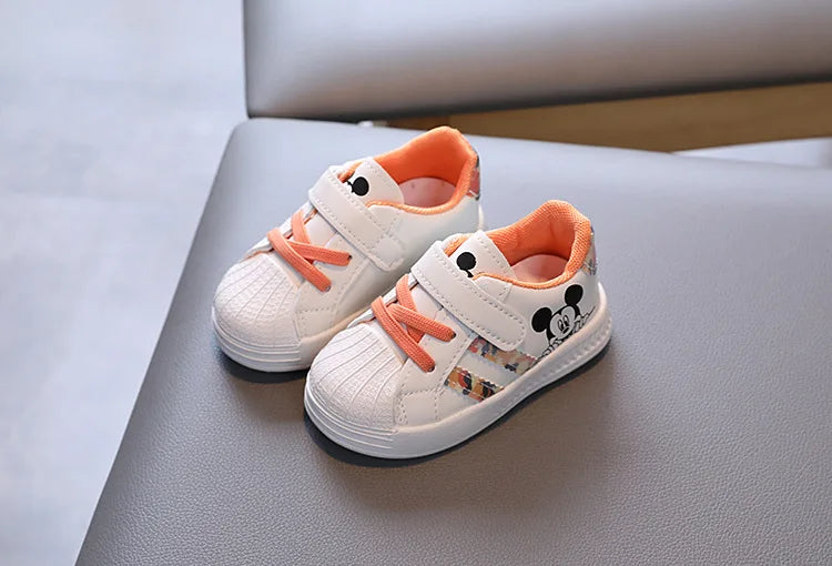 Children’s Casual Sports Shoes — Boys & Girls Soft-Soled Small White Shoes, Fashionable & Comfortable Sneakers