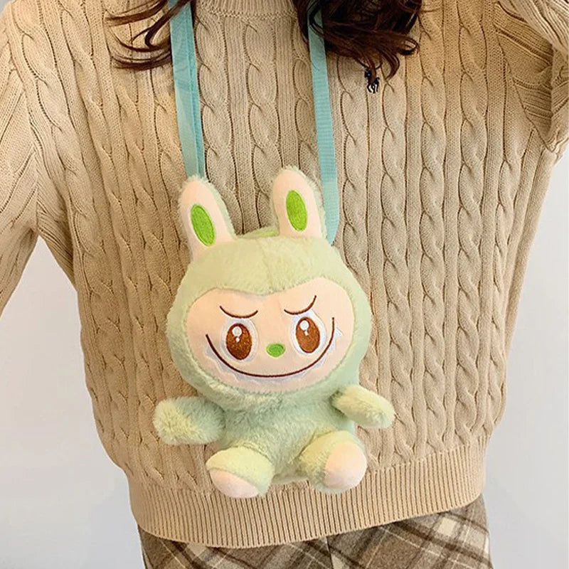 Fashion Cute Plush Doll Crossbody Bag — Multifunctional Phone Pouch & Toy, Versatile Birthday Gift for Girls