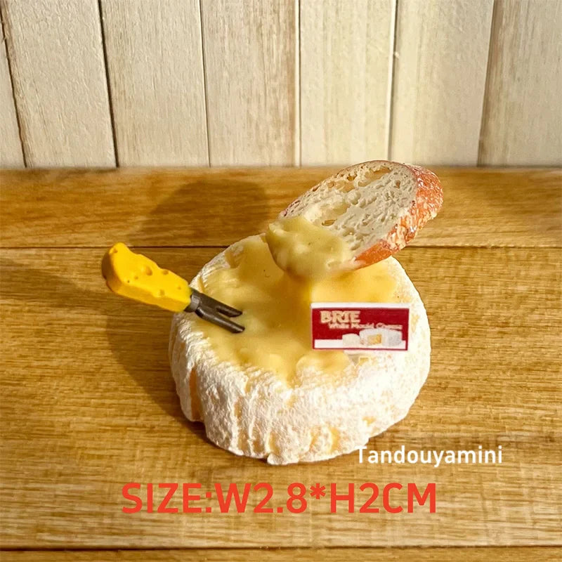 Miniature Kitchen Scene Props – Eggs, Flour & Cake for 1:6 1:8 1:12 BJD & Blythe Dollhouse DIY Accessories