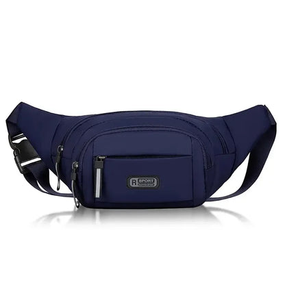 Men’s Canvas Waistpack – Ultra-Thin Anti-Theft Fanny Pack for Sports, Running & Outdoor Leisure