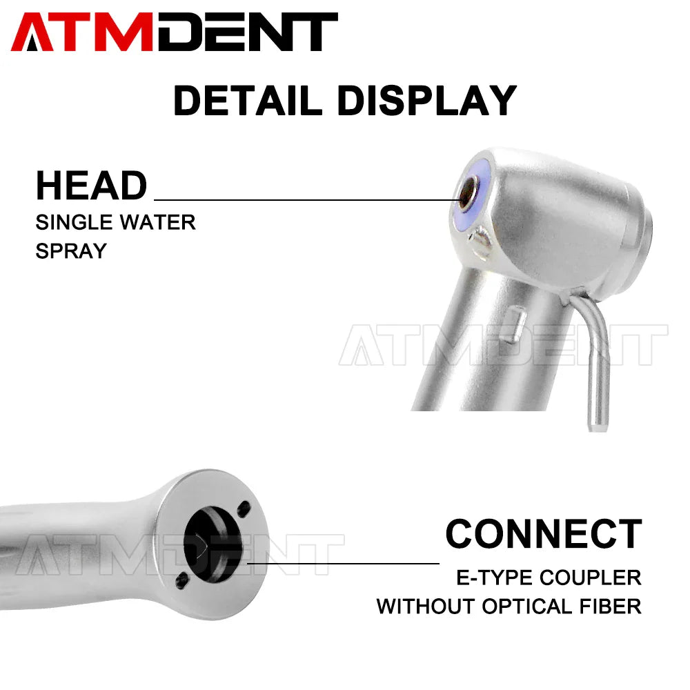 Dental 20:1 Implant Contra Angle Handpiece – Slow Speed for E-Type Micromotor, Compatible with Dental Implants