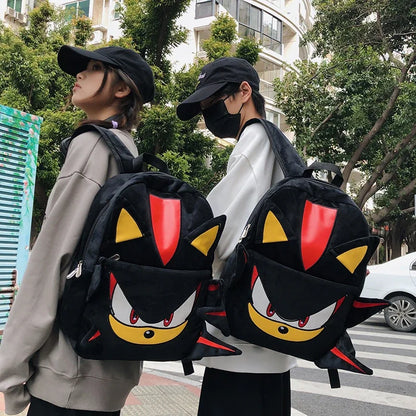 Cartoon Hedgehog Plush Backpack — Large Capacity Schoolbag Handbag for Girls, Cute Student Bag Gift