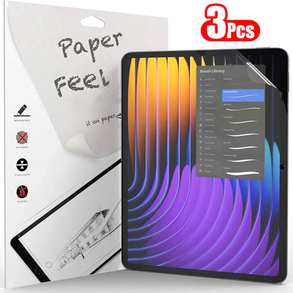 Paper-Feel Screen Protector for Xiaomi Pad 7 Pro 11.2 & Pad 6/6S Pro 12.4 – Matte Anti-Glare Film (Non-Glass)