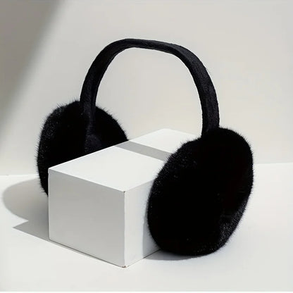 Solid Soft Plush Ear Warmer: Winter Earmuffs for Women & Men - Fashion Outdoor Earflap Protection Ear-Muffs Ear Cover