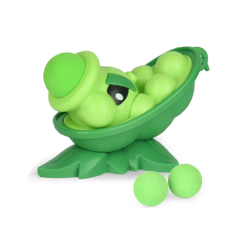 Plants vs Zombies Anime Action Figures – Peashooter & Pirate Zombie Model Set, Collectible Game Characters Kids Toy Gift Statue Figures