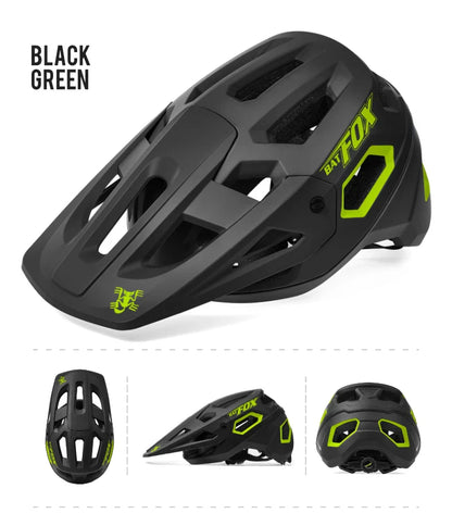 BATFOX MTB Cycling Helmet — Integrally-Molded Mountain Bike Helmet for Speed & Safety