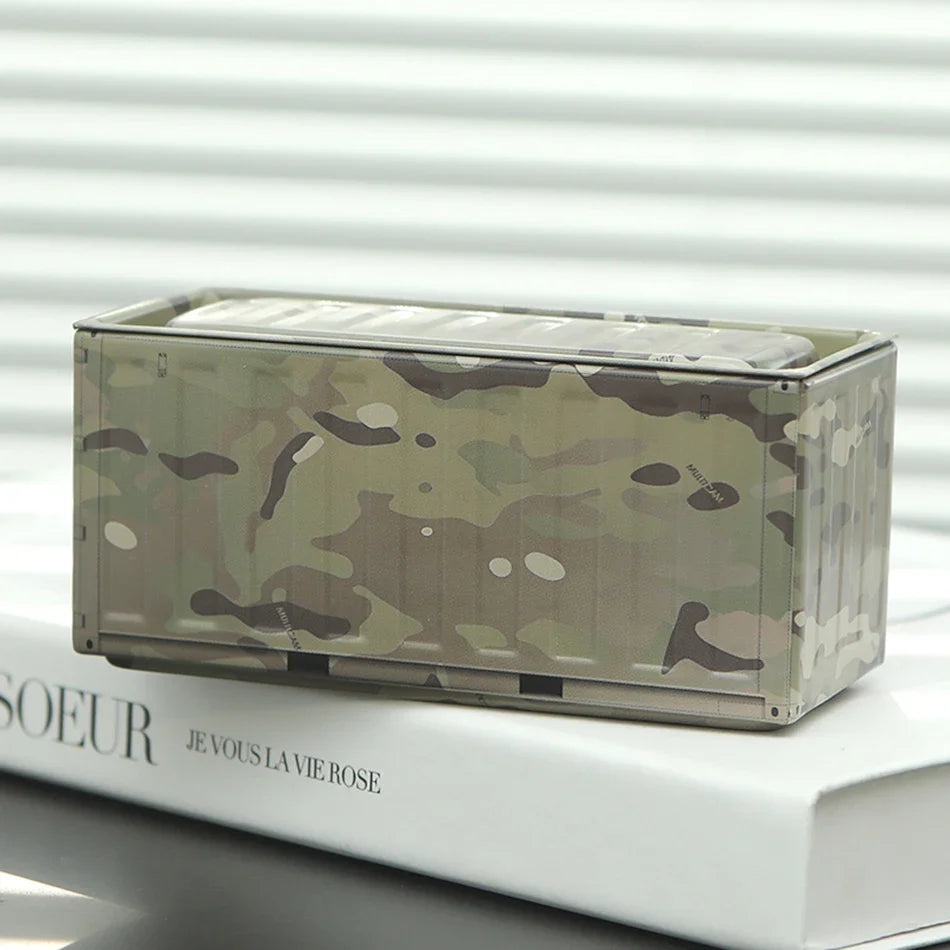 Mini Iron Storage Box - Creative Desktop Miniature Container for Small Items, Collectibles & Christmas Gifts