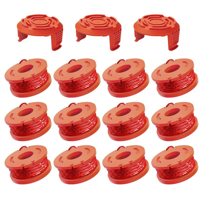Replacement Grass Trimmer Spool Line - 10ft (3m) Edger Line Compatible with WORX WA0010, 8/15/20PCS Set