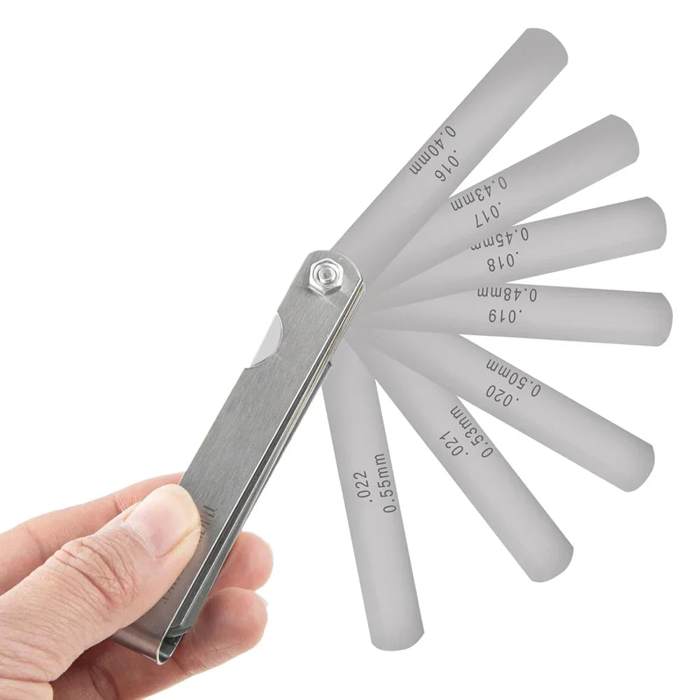 32PCS Stainless Steel Feeler Gauge Set – Portable Durable Gap Gauge with Multiple Specifications for Precision Measurement