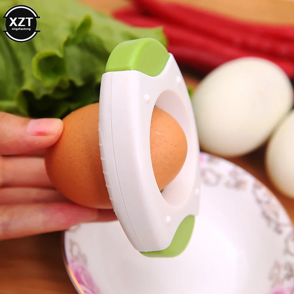 Cute Boiled Egg Shell Topper Cutter - Kitchen Essential for Easy Egg Cup Removal - Household Baking Accessory