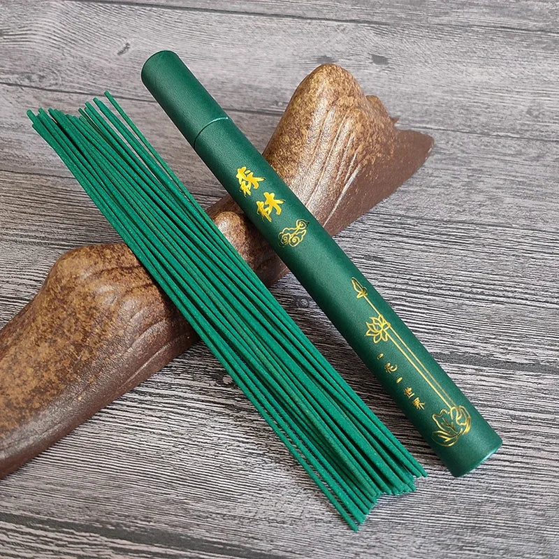 40PCS Natural Sandalwood Incense Sticks – Aromatic Home Fragrance for Blessing Ceremony, Lavender, Green Tea & Rose