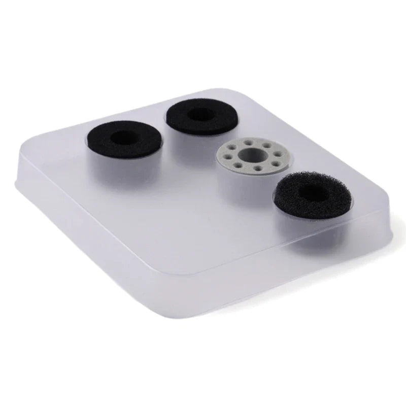 4 Pair/Set Precision Ring Sponge Sleeves - Shock Absorber Positioning for PS4, PS5, Xbox One, Switch Controllers