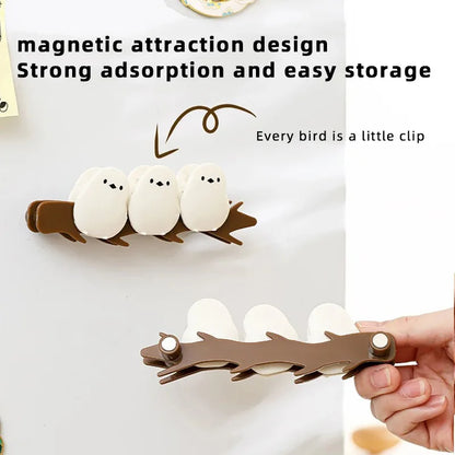 Magnetic Food Bag Sealing Strip - Moisture-Proof Snack & Powder Storage Clip