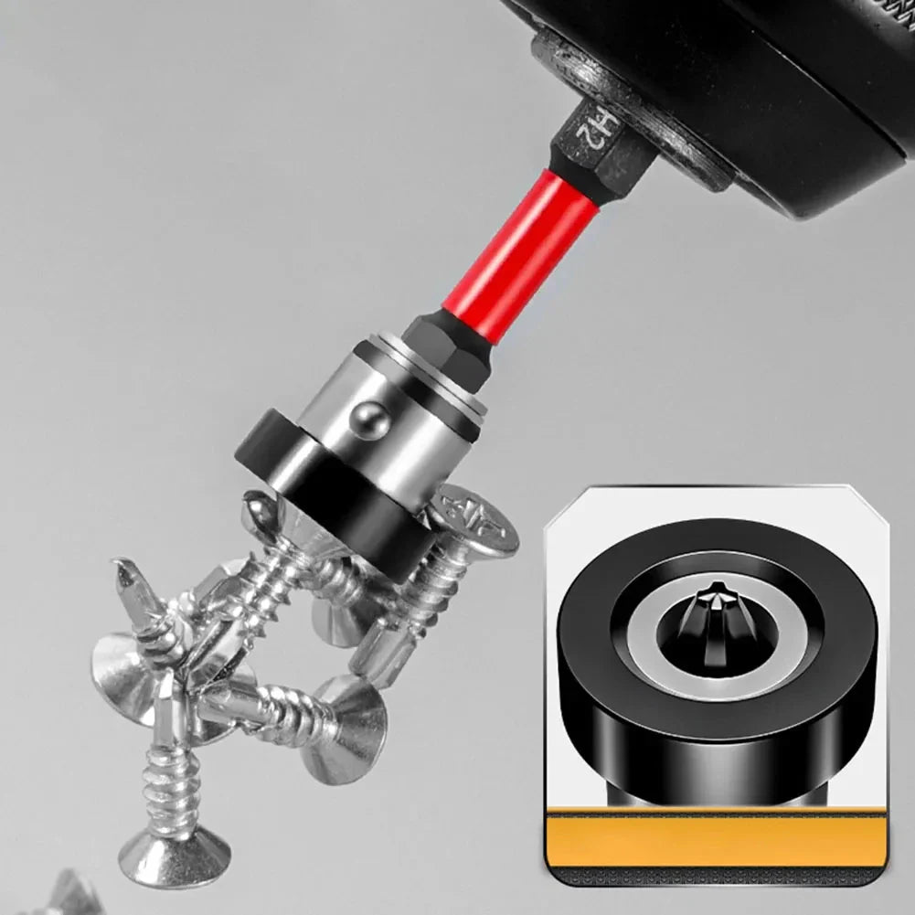 SenNan 50mm Positioning Screwdriver Bits — Drywall & Gypsum Board Screw Locating Batch Head Drilling Tool