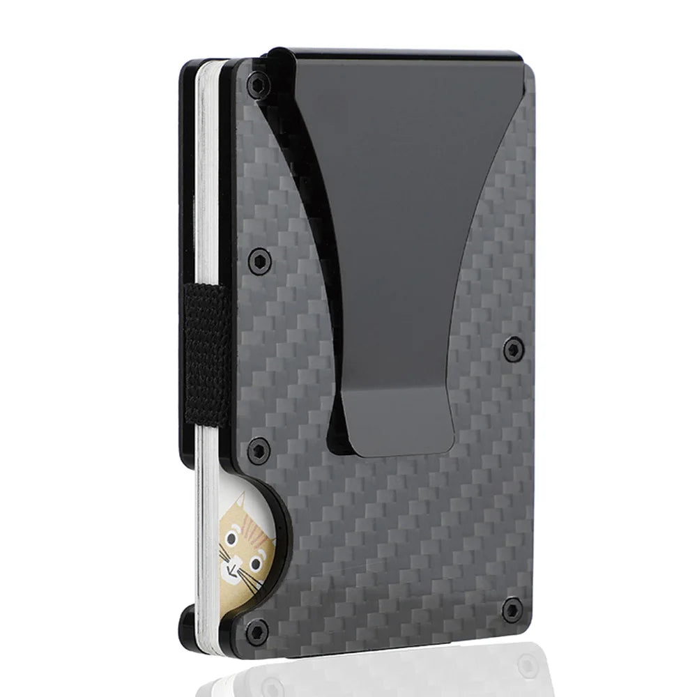 RFID Blocking Metal Wallet – Slim Aluminum Credit Card Holder & Money Clip for Business and ID, 2024 All Colors