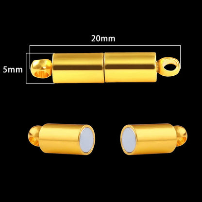 Magnetic Jewelry Clasps - Strong Buckle Connectors with Lobster Clasps for DIY Bracelets, Necklaces & Jewelry Making