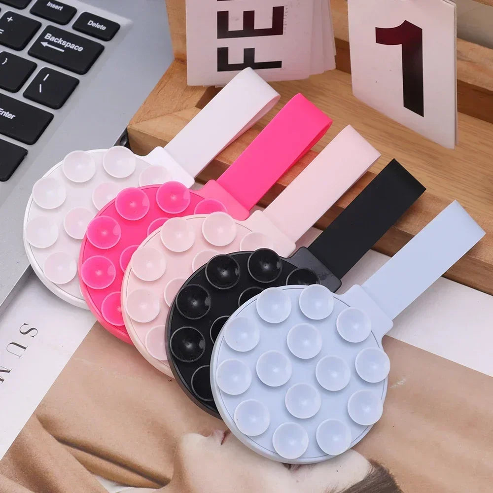 Multi-Functional Magnetic Phone Holder – Silicone Suction Cup Stand for MagSafe iPhone 16-12, Portable Mount