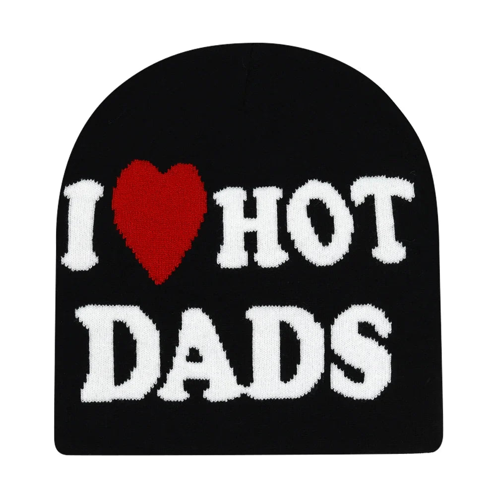 Y2K Letter Knitted Beanie Cap – Unisex Winter Autumn Warm Ski Skullcap, Hip Hop Streetwear Ear Cover Hat for Men & Women