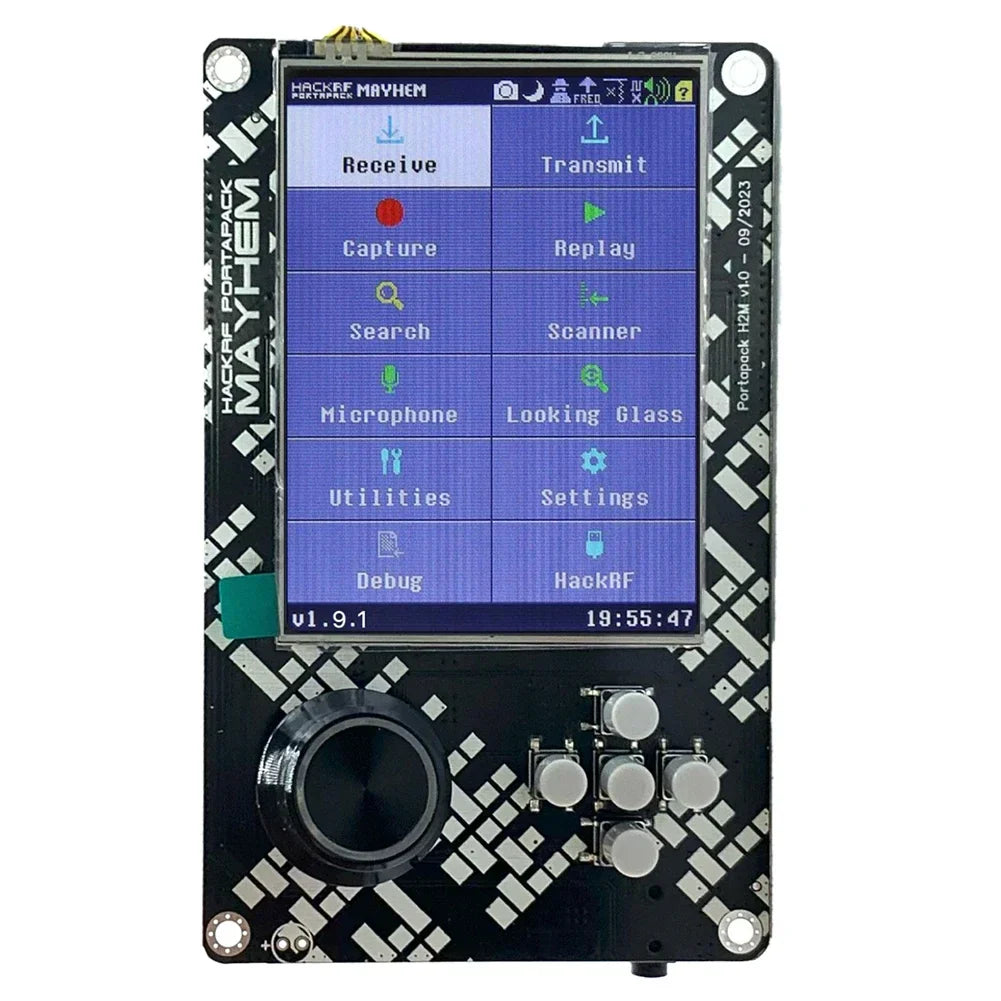 PortaPack H2M Signature Edition Portable SDR — 10.00MHz TCXO Analog GPS Radio Receiver for HackRF