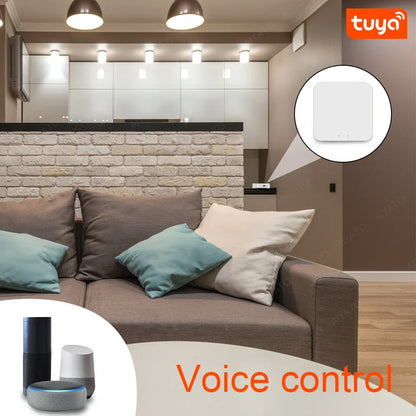 Tuya Bluetooth Gateway Hub - Smart Home Wireless Bridge for Automation, Remote Control via Smart Life APP, Alexa & Google Compatible
