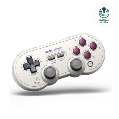 8Bitdo SN30 Pro Bluetooth Wireless Gaming Controller – Hall Effect, Compatible with Switch, MacOS, Android, Raspberry Pi, Windows, and Steam
