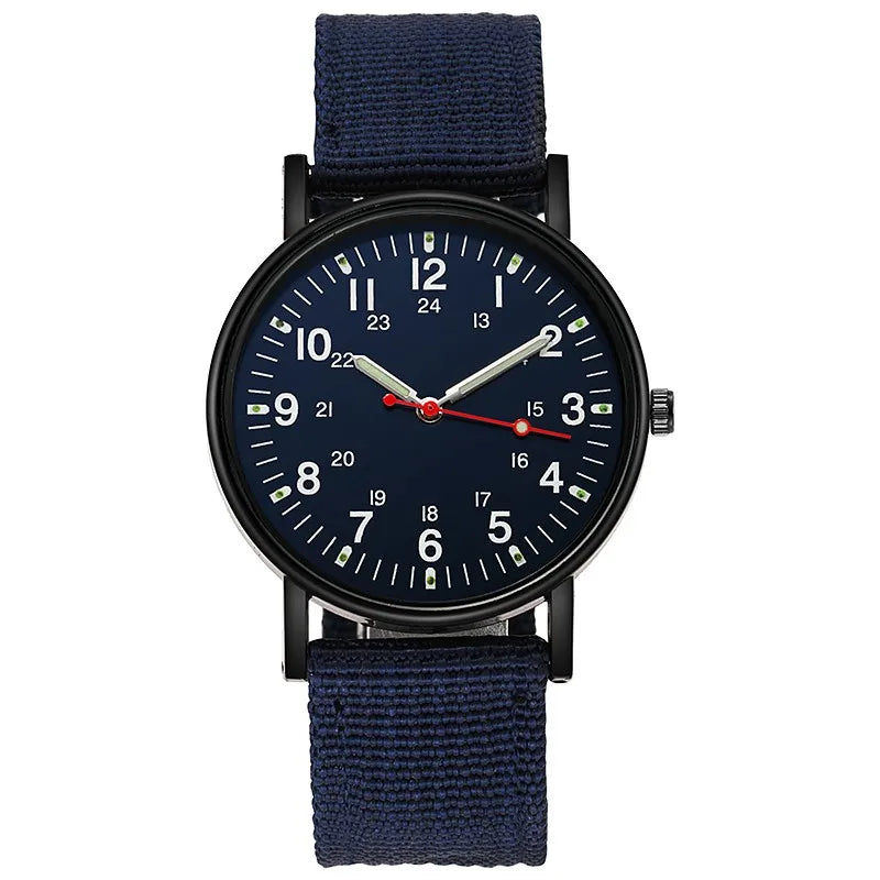 Luxury Men’s Quartz Watch - Waterproof Big Dial Wristwatch with Luminous Hands Fashion Design