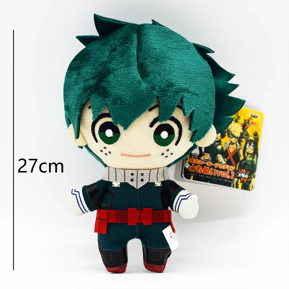 My Hero Academia Plush Toys 15–27cm – Izuku Midoriya, Katsuki Bakugou & Shouto Todoroki Stuffed Dolls for Kids Gifts