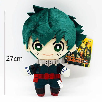 My Hero Academia Plush Toys 15–27cm – Izuku Midoriya, Katsuki Bakugou & Shouto Todoroki Stuffed Dolls for Kids Gifts