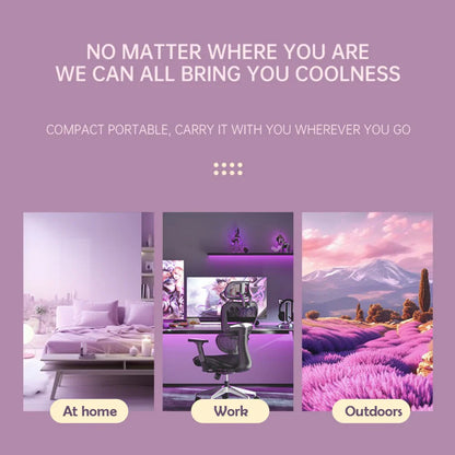 Portable Mini USB Fan – Handheld & Desktop Fan with Phone Holder, 3-Speed Adjustable Wind, Long Battery Life, Multi-Function Cooling Fan