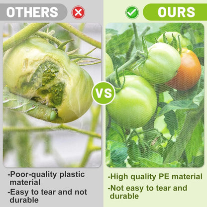Garden Insect Protection Net – Plant & Vegetable Care Cover for Tomato, Pepper, Fruit, Pest & Bird Control