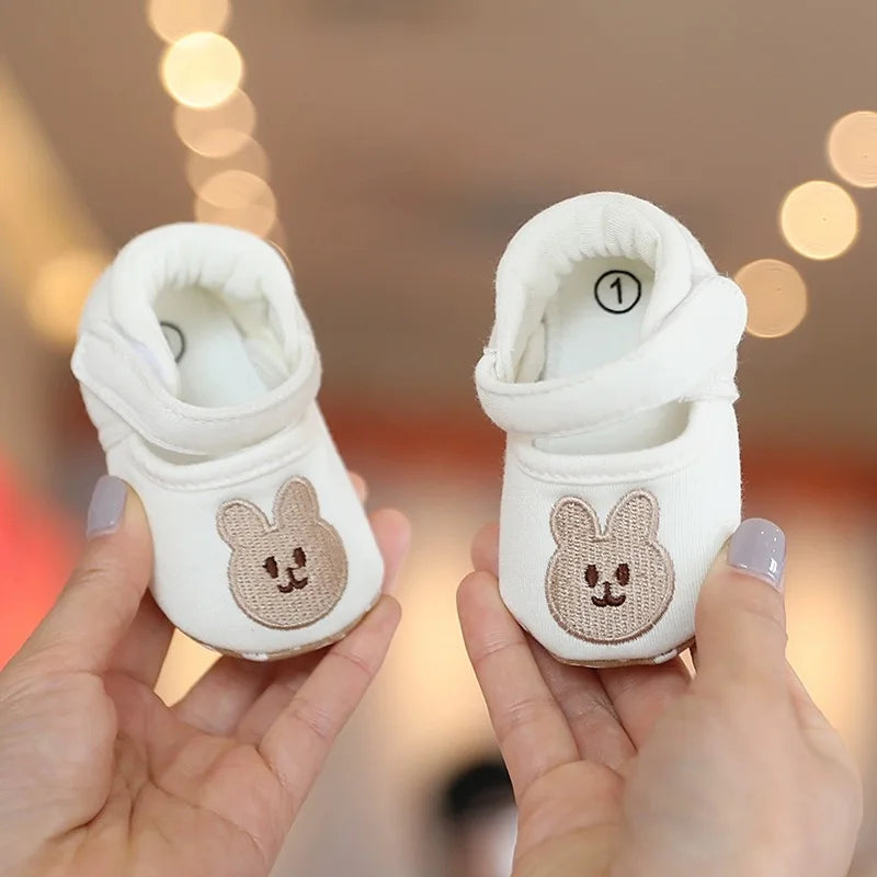 Cute Bear Baby Sandals - Soft Sole First-Step Shoes for Infants & Toddlers 0–18 Months