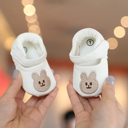 Cute Bear Baby Sandals - Soft Sole First-Step Shoes for Infants & Toddlers 0–18 Months
