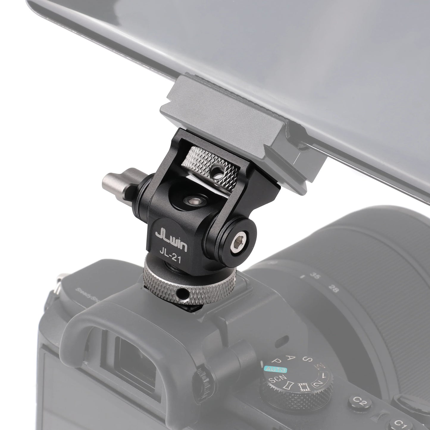 FOTGA Cold Shoe Monitor Mount Bracket – Universal QR Plate for DSLR/SLR Camera, Monitor, and Speedlite, 3KG Payload