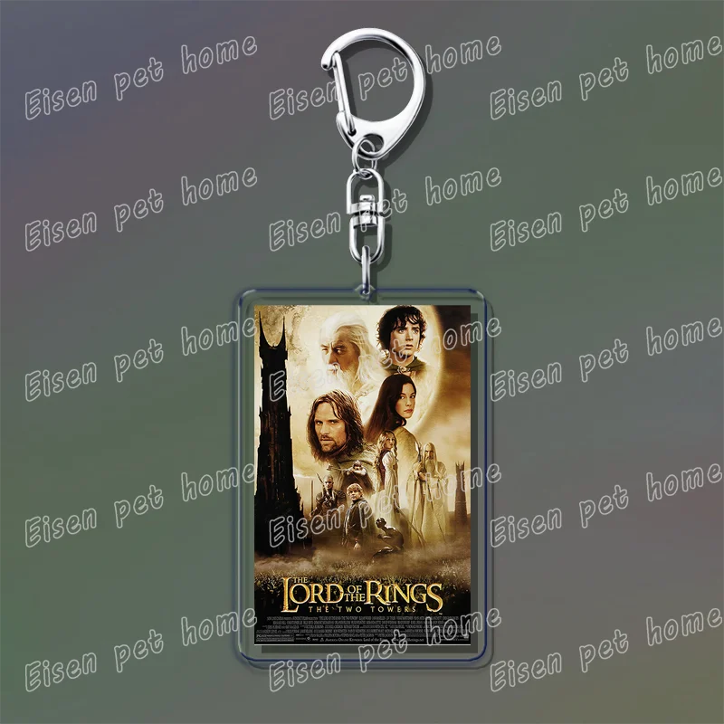Classic Movie Keychains – Jaws, Fight Club, Avatar Pendant Key Rings for Bags & Fan Gifts
