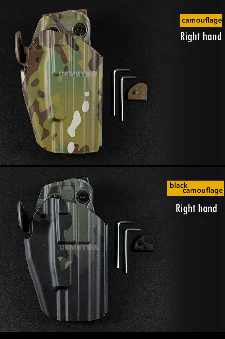 Adjustable Gun Holster — Right/Left Hand Waist Carry Case for Tactical Pistols