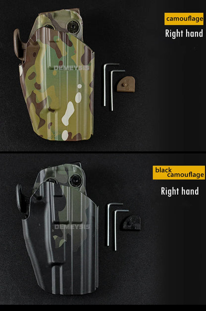 Adjustable Gun Holster — Right/Left Hand Waist Carry Case for Tactical Pistols