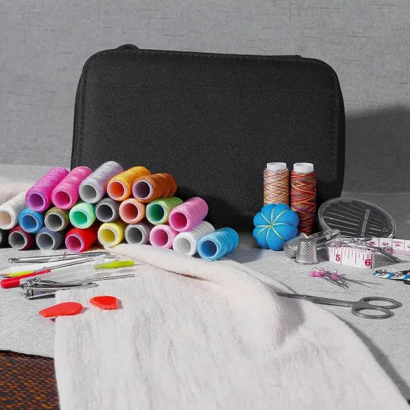 DIY Sewing Kit Set - Multi-Function Sewing Box with Threads, Needles & Embroidery Accessories for Home Repair