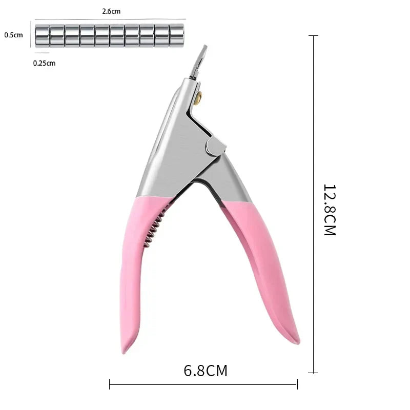 Mini Magnet for Acrylic Nails - Nail Cutter Tool for Manicure Tips, False Nails, and Length Cutting, Nail Clipper Supplies