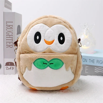 Pokemon Plush Shoulder Bag - Gengar Lucario Mimikyu Snorlax Pikachu Anime Kawaii Toy Gift for Kids