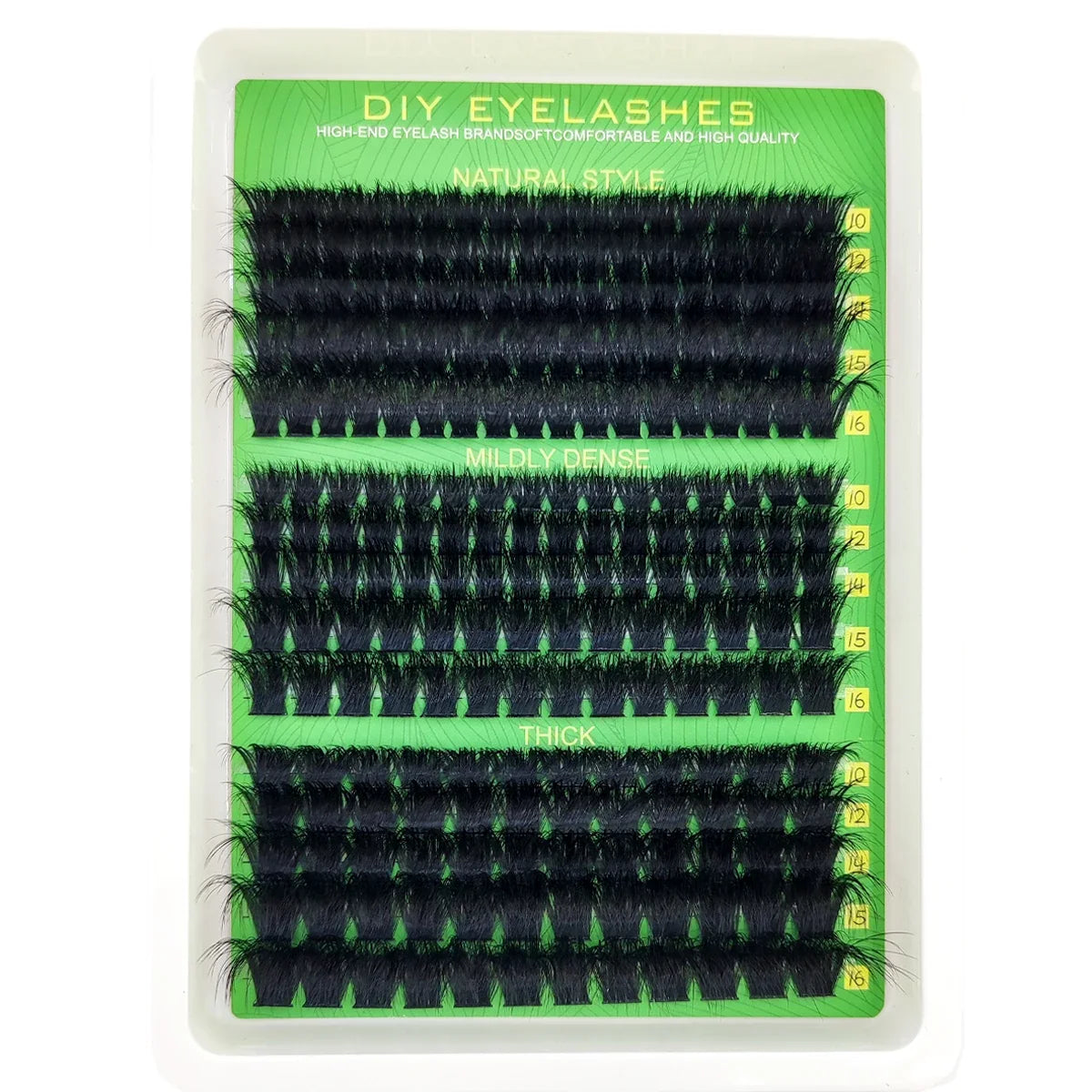 Fluffy Mink Eyelash Extensions - Handmade 5D to 200D Natural Curl Lash Clusters for Beauty Makeup Style