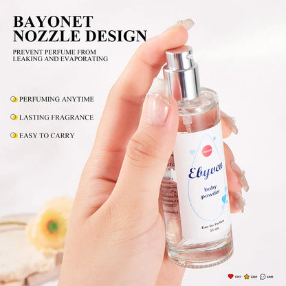 Milk Rice Baby Powder Eau de Parfum 35ml – Long-Lasting Bloom Bedtime Scent, High-Quality Portable Perfume by Israel Tower