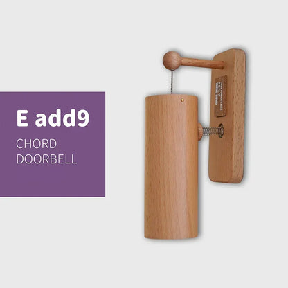 432Hz Wooden Doorbell Chime - Musical Entry Door Bell for Home, Business, Fridge & Housewarming Gift