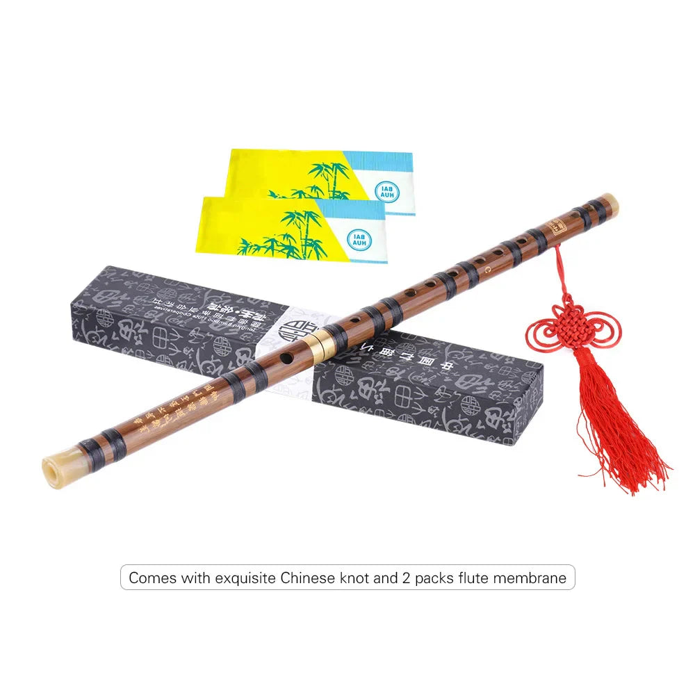 Pluggable Bitter Bamboo Dizi Flute – Handmade Traditional Chinese Woodwind Instrument, Key C/D/G for Professional Performance