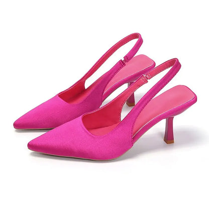 2024 New Autumn Women's Pumps – Pointed Toe High Heels, Shallow Sandals, Fashion Zapatos Mujer Shoes