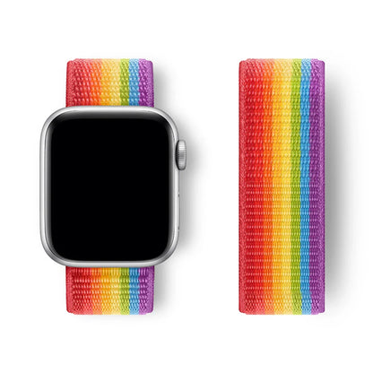 Sport Loop Strap for Apple Watch Band 40mm–49mm – Compatible with Series 3–10, SE & Ultra Adjustable Bracelet