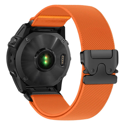 22mm QuickFit Nylon Strap for Garmin Fenix 8 7 6 5 Series, Venu 3, Tactix 7 – Parachute Style Replacement Watch Band 47mm