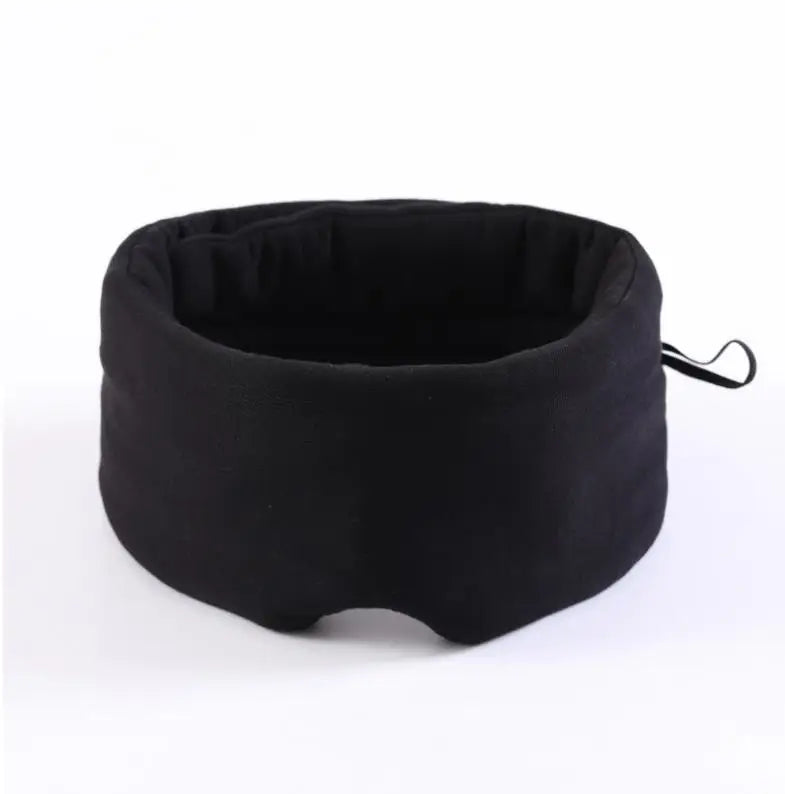 Travel Eyepatch Sleeping Eye Mask – Soft Cotton Silk Blindfold, Portable Eye Cover for Men & Women