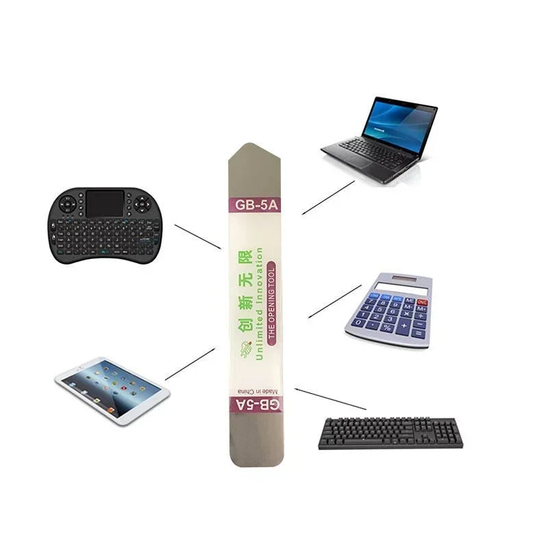 Metal Flat Pry Opener Tool - Soft Blade Crowbar Repair Kit for Phone Screen & Battery Removal
