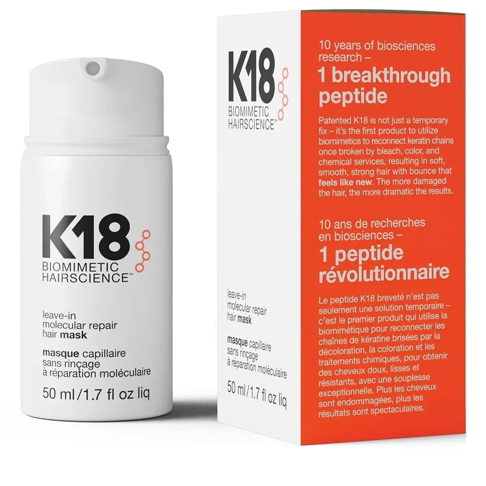 5/1pcs K18 Leave-In Molecular Keratin Repair Hair Mask – Deep Treatment to Soften & Restore Damaged Hair and Scalp